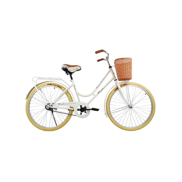 Bicicleta Maja Vintage Retro Urbana Rodada 24 Blanco BLACK PANTHER MAJA URBANA