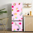 thumbnail image 3 of Pegatinas de pared para puerta de refrigerador con diseño de donuts y helado, papel tapiz de PVC autoadhesivo para cocina, cubierta para puerta de refrigerador, decoración, 3 of 5