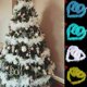 thumbnail image 2 of Tira de Boa de plumas de 2M, decoración de escenario, Cosplay, ropa de fiesta de Navidad, suave, a rayas, 2 of 4