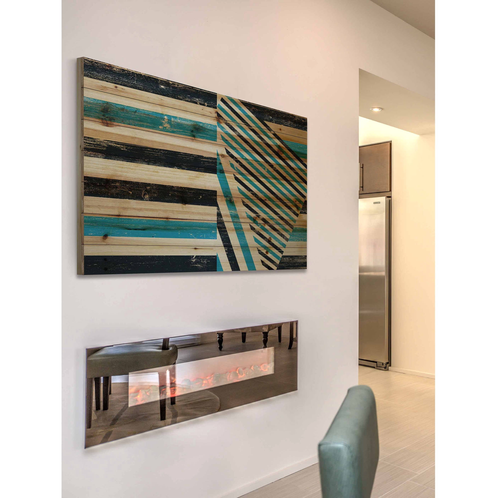 Marmont Hill - "Breaking Out" Painting Art Print on Natural Pine Wood
