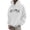 White, variant on Men's Los Angeles City Letter Print Hoodie Sweatshirt Long Sleeve Crewneck Casual Pullover Tops