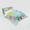 thumbnail image 2 of Ambesonne Space Bedding Set 4 Pcs, Cartoon Sun Planets, Queen, Multicolor, 2 of 2