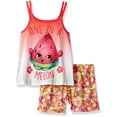 thumbnail image 3 of Shopkins Girls' Pajama Melon Tank Top Sleepwear Set, 3 of 4