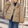 thumbnail image 2 of Viikei Winter Coats for Women Women's Fall and Winter Long Sleeved Warm Cotton Jacket Bread, 2 of 3