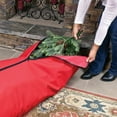 thumbnail image 2 of Simple Living Red Rolling Christmas Tree Storage Bag for Trees Up to 7.5ft, 2 of 4