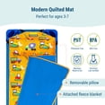 thumbnail image 3 of Wildkin Quilted Nap Mat with Elastic Corner Straps for Boys and Girls (Under Construction), 3 of 8