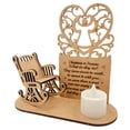 thumbnail image 1 of De Madera De Navidad, Árbol De Navidad, Silla De Ángel, Recuerdo, Vela Alimentada Por Batería, Decoración De Navidad Conmemorativa Scienceny HA040155-03, 1 of 6