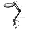 thumbnail image 2 of Domqga Clamp Mount LED Magnifier Lamp Salon 5X Magnifying Lamp Eyeliner Manicure Tattoo Beauty Light, Clamp Magnifier Lamp, LED Magnifying Lamp, 2 of 8