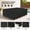 Black, variant on Waterproof Outdoor Rectangular Coffee Table Patio Furniture Cover with Sealed Seams Tape, 48"L x 28"W x 16"H, Black