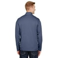 thumbnail image 2 of Team 365 TT31H Men's Zone Sonic Heather Performance Quarter-Zip Pullover-Sport Dark Navy Heather-S, 2 of 3
