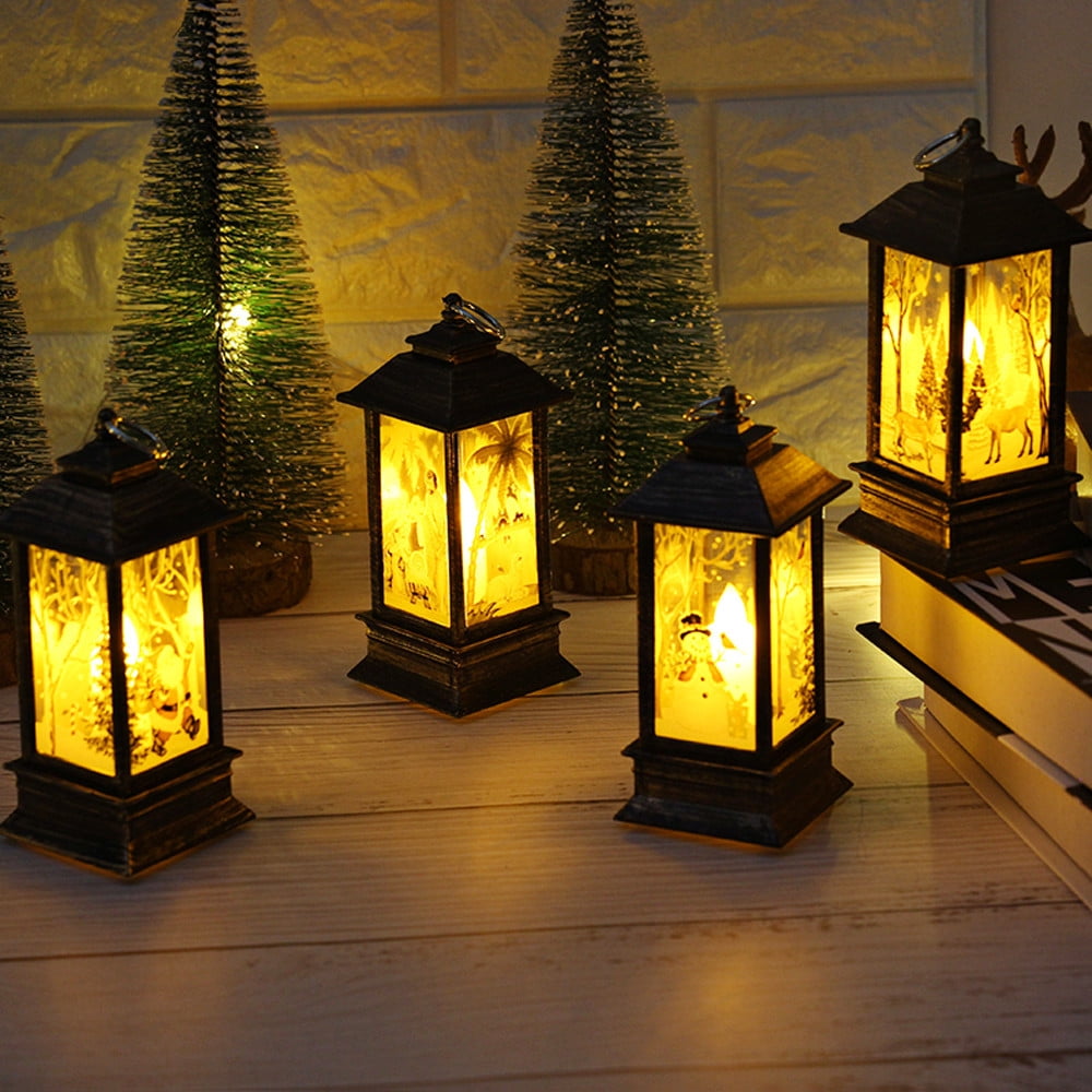 Christmas Tealight Trio with light changing LED's