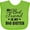 Apple Green, variant on Inktastic My Best Friend is My Big Sister with Hearts Boys or Girls Baby Bib