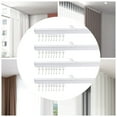 thumbnail image 3 of Aluminium Curtain Track Kit with Hooks 9ft-12ft Scalable Ceiling Mount for Space, 3 of 12