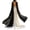Black, variant on Bridal Neck Scarf Long for Wedding, 118''/157'' Wedding Chiffon Shawl Tulle Bride Neck Shawl for Wedding Evening Ceremony