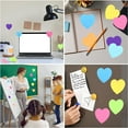 thumbnail image 5 of Pedty Post-It Notes,240 Sheets Heart Shaped Sticky Notes 8 Color Heart Post Notes Cute Self Adhesive Heart Sticky Notes Pads,Love Sticky Notes Colored Notepads (Set of 8),8X Post-It Notes, 5 of 8