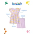thumbnail image 6 of Garanimals Newborn, Baby & Toddler Girl Cotton 2-Piece Set, Short-Sleeve Dress & Biker Shorts, Sizes 0-6T, 6 of 8