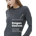 thumbnail image 5 of Womens 100% Merino Wool Base Layer Sets for Ski Midweight Thermal Underwear Top Bottom, 5 of 7