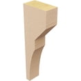 thumbnail image 5 of 2"W x 4"D x 12"H Thin Monterey Rough Cedar Woodgrain TimberThane Corbel, Primed Tan, 5 of 6