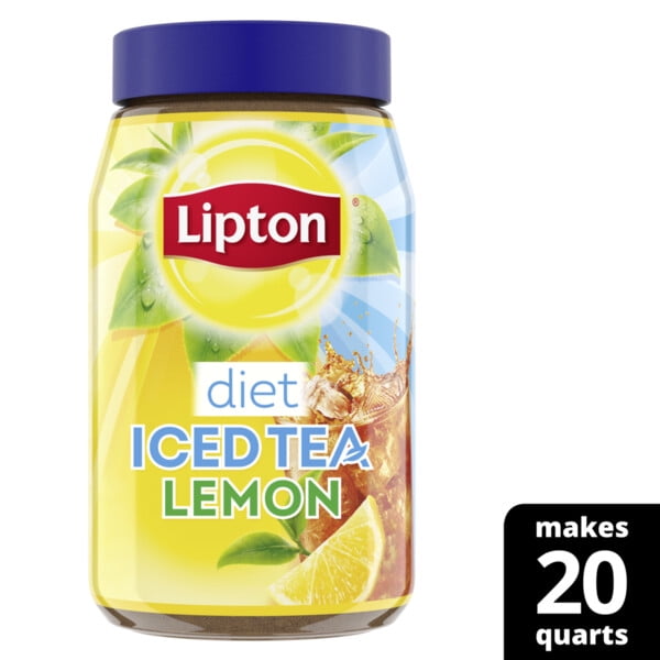 Lipton Black Iced Tea Mix Diet Lemon 20 qt