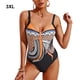 thumbnail image 4 of Naiovety Bañadores Poliéster Elegantes Y Resistentes Para Mujer - Para Fiestas De Verano Bañador Modesto Mujer Bañador Mujer 2023 Traje de baño naranja, 1 XXXL, 4 of 6