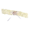 thumbnail image 2 of de Encaje para Novia Perla Liga de Baile Elástica Liga de Piernas para Mujer Yuyangstore Liga de novia de la boda, 2 of 8