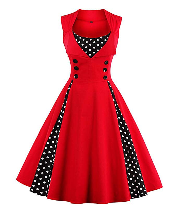 vintage style swing dress