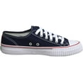 thumbnail image 6 of PF-FLYERS MC1002NV: Classic Center Lo  NAVY/White Canvas Sneakers Men/Women NEW, 6 of 7