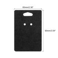 thumbnail image 2 of Uxcell Keychain Display Cards Keychain Card Holder Paper Jewelry Display Cards, Black 100 Pack, 2 of 6