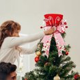thumbnail image 2 of Sombrero plegable Inteprter adorno de árbol de Navidad decoración de lazo, 2 of 6