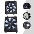 thumbnail image 2 of Pair A/C Condenser Radiator Cooling Fan for Honda Civic 2012-2015 Left & Right, 2 of 12