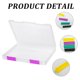 thumbnail image 2 of 4 PCS A4 File Project Case, A4 File Box for 8.5x11Inch Letter Paper, 2 of 5