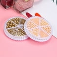 thumbnail image 4 of 6 rejillas Nail Art Tiny Steel Caviar Beads Tamaño mixto Diseño 3D Mini Nails Art Gems Rose Gold CACAGOO Abalorios de Arte de, 4 of 7