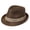 coffee, variant on Men's Foldable Hat Sun Breathable Weave Design Rollable Beach Parties Outdoor Accessory