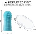 thumbnail image 2 of DouHu 4 Pieces Soft Silicone Pet Finger Toothbrush, Dogs Cats Finger Toothbrush, Silicone Cat Teeth Cleaner Dog Toothbrush Set, Silicone Finger Toothbrush P, 2 of 5