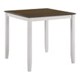 thumbnail image 2 of Hunter Solid Wood 5-Piece Counter Height Dining Set, Sea White, 2 of 7