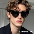 thumbnail image 7 of KANASTAL Heart Shaped Sunglasses for Women Men, Oversized Trendy Love Shaped Retro Sunglasses UV400 Vintage Cute Eyewear Valentine's Day, 7 of 7