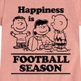 thumbnail image 3 of Peanuts - Happiness Is Football Season - Toddler And Youth Girls Short Sleeve Graphic T-Shirt, 3 of 6