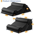 thumbnail image 2 of Wedge Pillows for Adult Adjustable Bed Wedge Pillow for Post Surgery Triangle Pillow Headboard with Bolster Cushion for Sleeping Acid Reflux Neck & Back Support and Dark G, 2 of 9