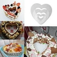 thumbnail image 5 of Heart Shape Cake Mold Cake Decorating Maker PET Plastic Mound Home Bakery Baking Tool, 10 Inch, 5 of 9