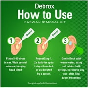 Debrox Ear Wax Removal Kit with Microfoam Action 0.5 fl oz