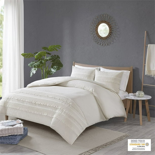 Your zone seersucker tassel comforter and sham set 2025
