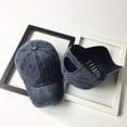 thumbnail image 5 of Gash Hao Unisex Vintage Washed Distressed Baseball-Cap Twill Adjustable Dad-Hat, 5 of 5