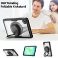 thumbnail image 7 of XYX Case for Samsung Galaxy Tab A11/ Tab A9 8.7 Inch 2025/2023 with Rotating Stand, Shoulder Strap, 2in1 Shockproof Cover, Transparent, 7 of 7