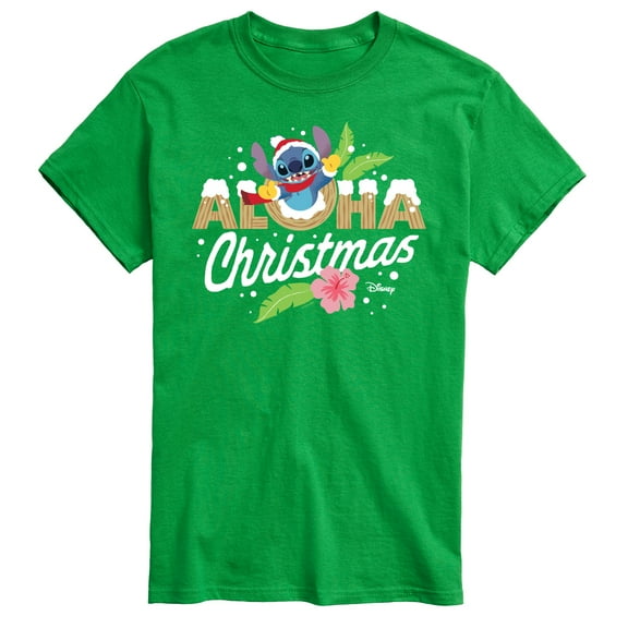 Lilo & Stitch - Aloha Christmas - Men's Short Sleeve Graphic T-Shirt
