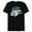 Black, variant on Millennium Falcon Red White & Blue Rainbow - Short Sleeve Blended T-Shirt for Adults - Customized-Dark Heather