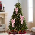 thumbnail image 3 of YAOMOBB Holiday Bows Flower Print Multi Layers Christmas Decor Clear Print DIY Christmas Tree Decor, 3 of 6