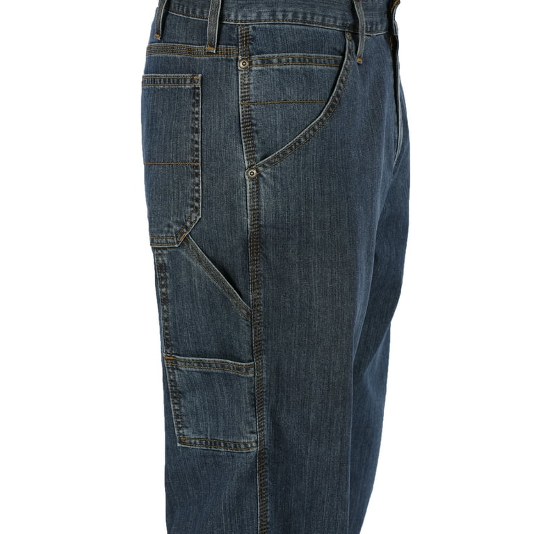 George Men's and Big Men's 100% Cotton Carpenter Jeans George Men's and Big Men's 100% Cotton Carpenter Jeans