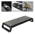 thumbnail image 1 of Soporte para monitor de computadora Yotijar Universal RGB 4 USB 2.0 para Oficina en hogar Negro, 1 of 10