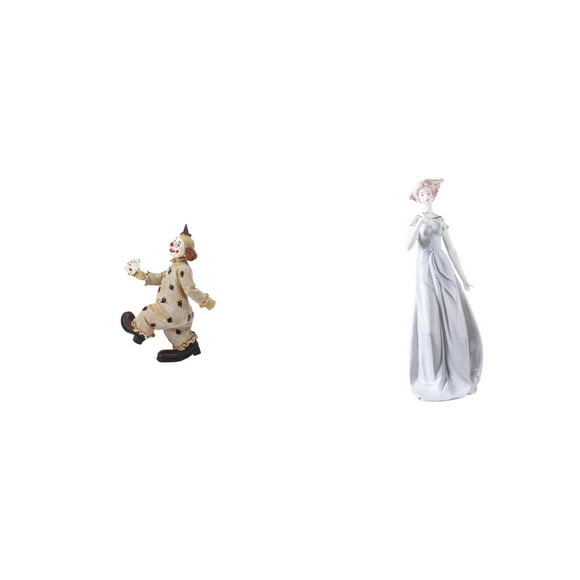 Colección de figuras de y niña elegante para centro de mesa, vitrina, comedor, estante, escritorio, decoración moderna, regalo