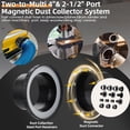 thumbnail image 3 of Magnetic Dust Gathering Component Kit Contains 15PCS ABS Parts For Efficient Workshop Maintenance, 3 of 9
